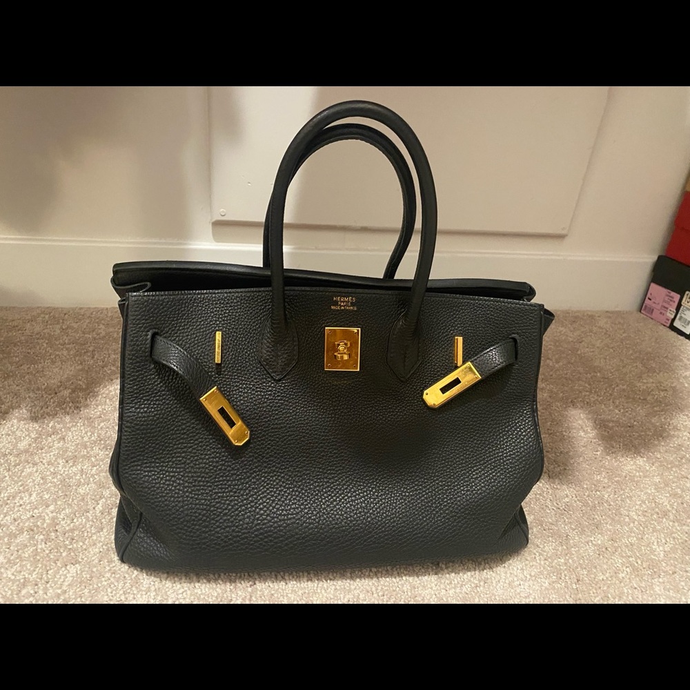 Hermes Birkin Black Togo 35